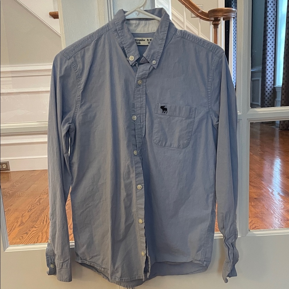 Kid’s Abercrombie Blue Button-Down Shirt